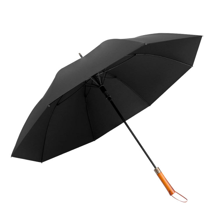 Long Handle Umbrella with Wooden Handle