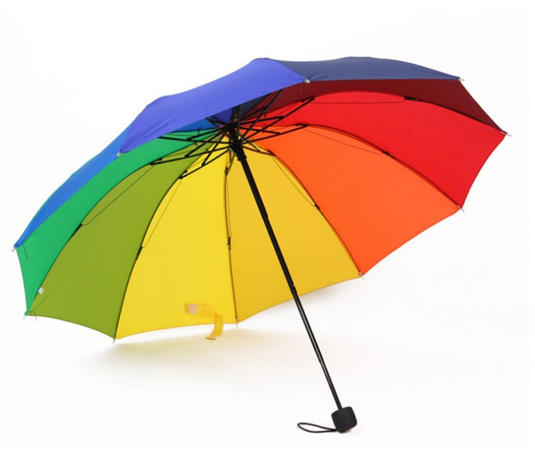 Large Rainbow Umbrella