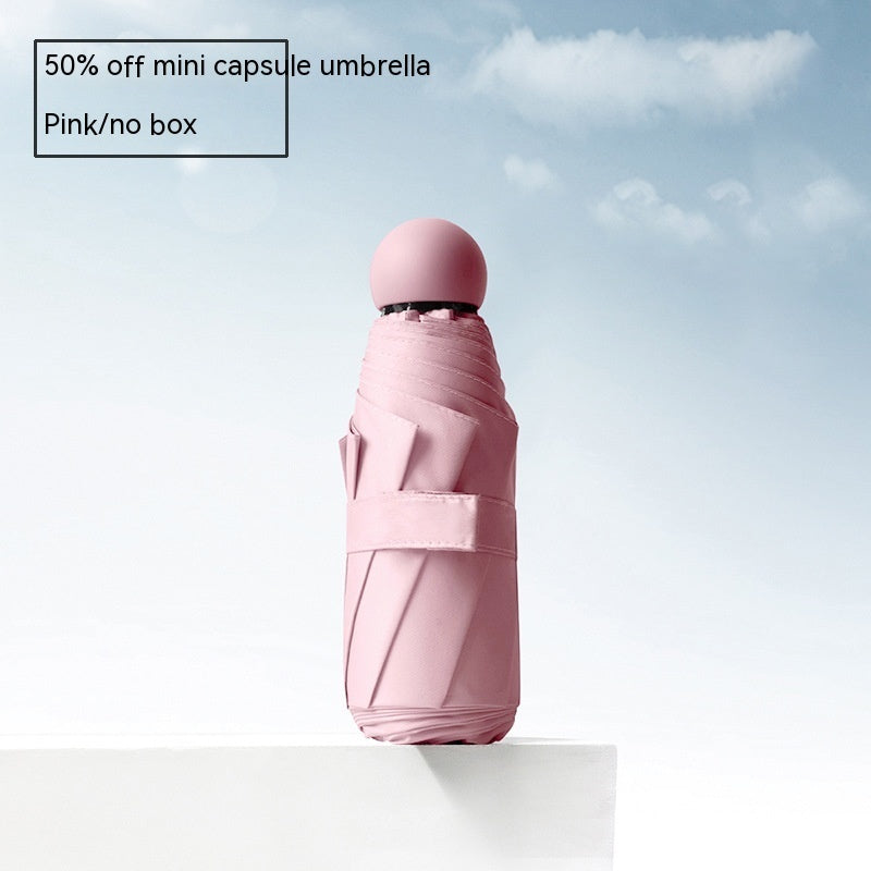 Portable Mini Pocket Capsule Sunshade