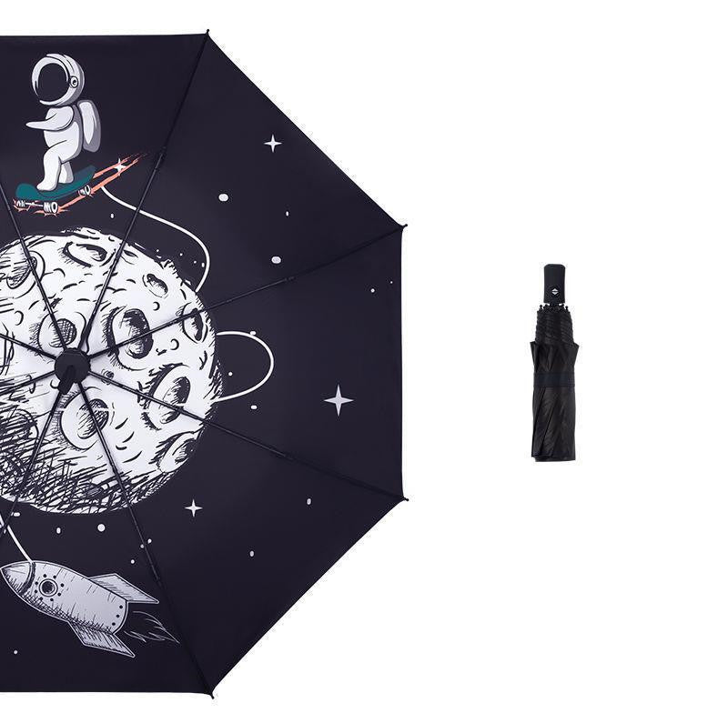 Spaceman & Moon - Three-Folding Umbrella