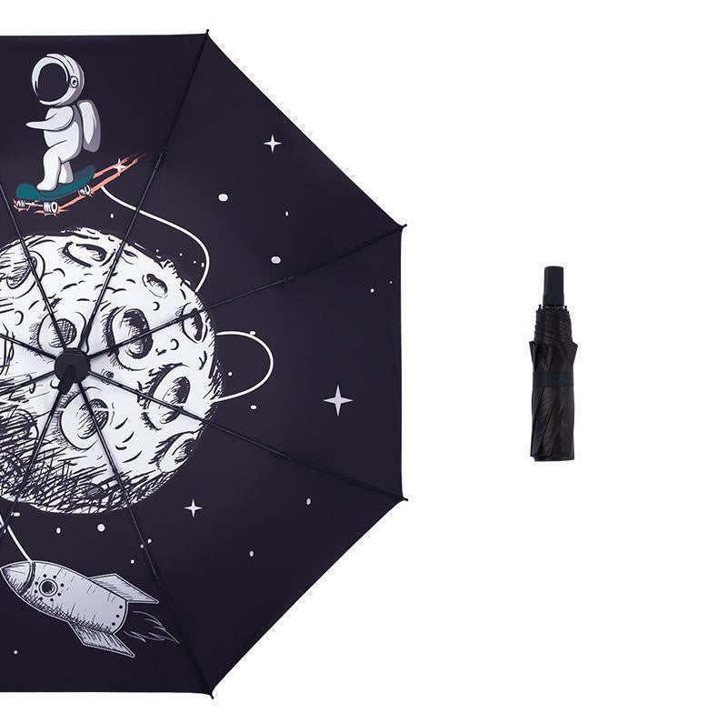 Spaceman & Moon - Three-Folding Umbrella
