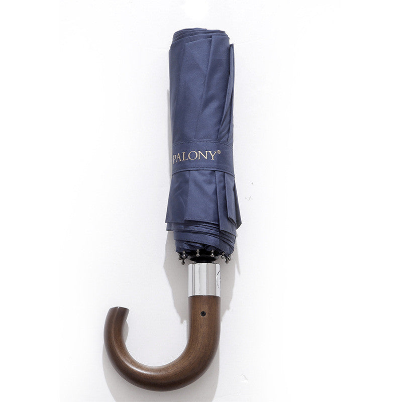 Premium Vinyl Umbrella with Curved Handle