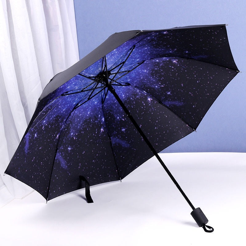 Plain Fully Automatic Vinyl Umbrella