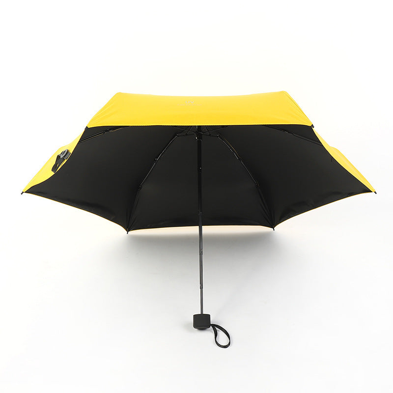 Mini five-fold super compact umbrella