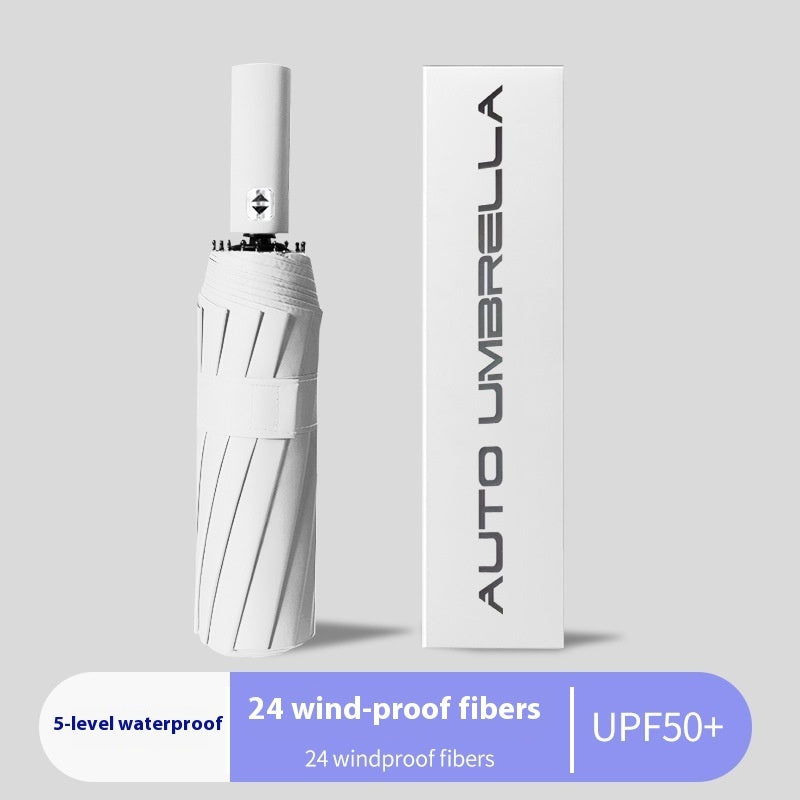 High-grade Double Black Rubber Umbrella