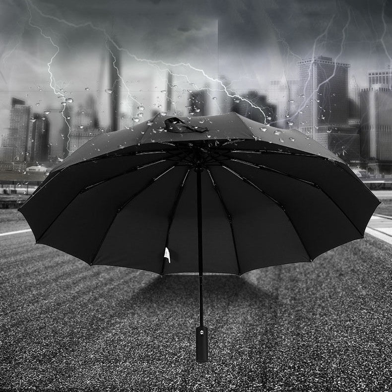 Plain Wind-Resistant Umbrella