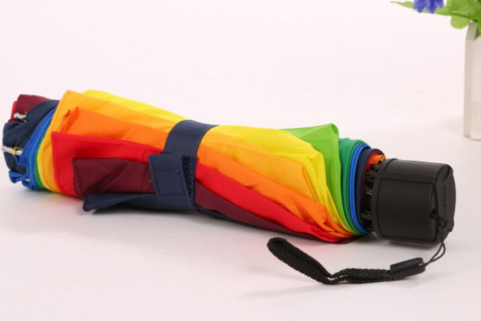 Large Rainbow Umbrella
