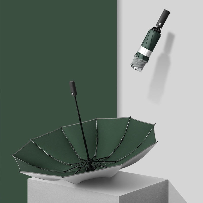 Compact Reversible Automatic Umbrella with UV Protection
