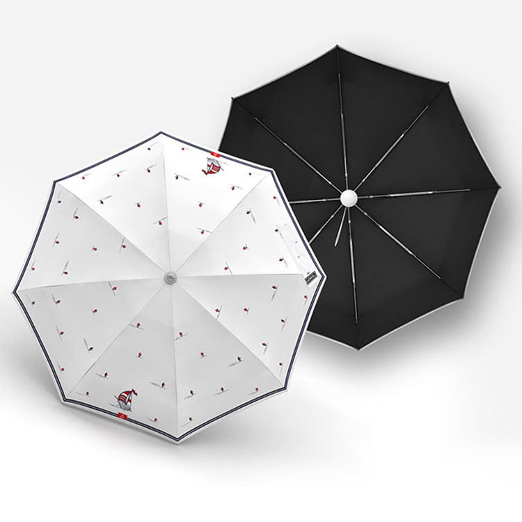 Nautically themed umbrella