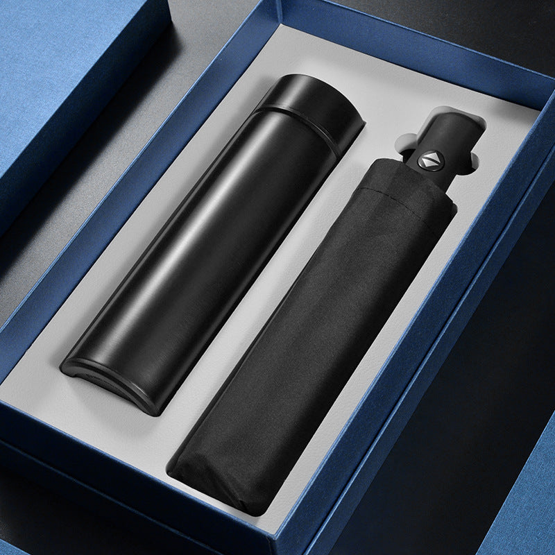 Professional 2-Piece Gift Set - Umbrella & Thermos Flask