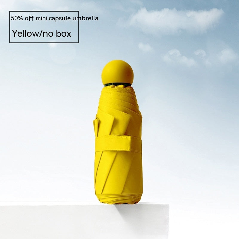 Portable Mini Pocket Capsule Sunshade