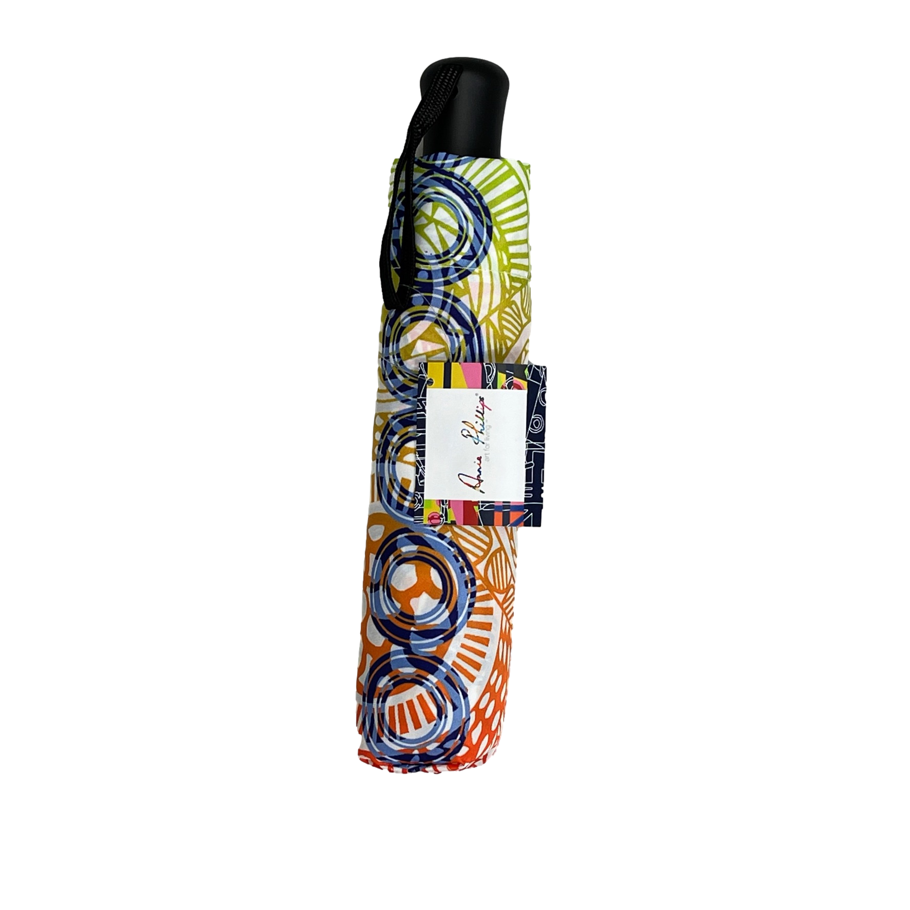 Annie Phillips Circles Folding Umbrella Ombre
