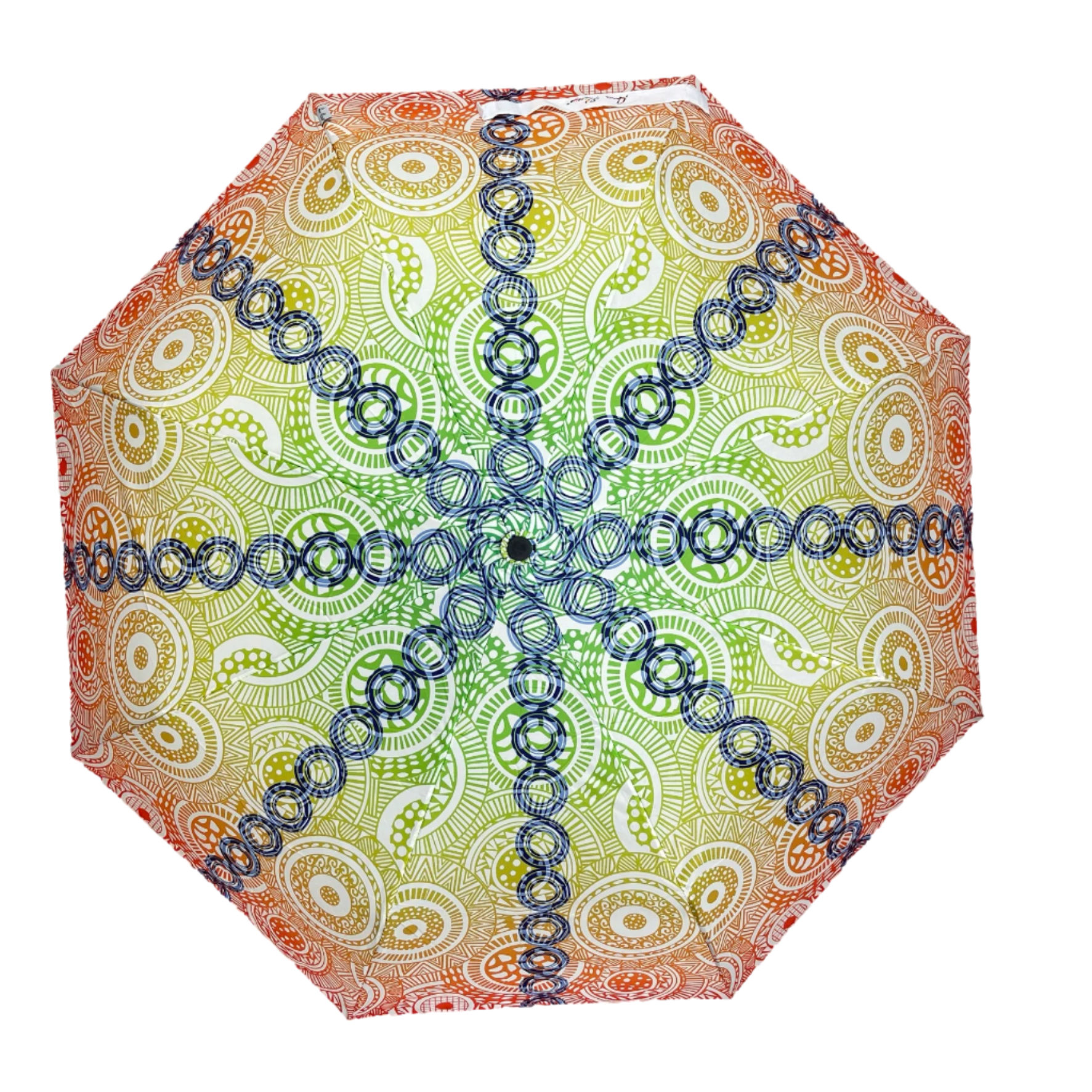 Annie Phillips Circles Folding Umbrella Ombre
