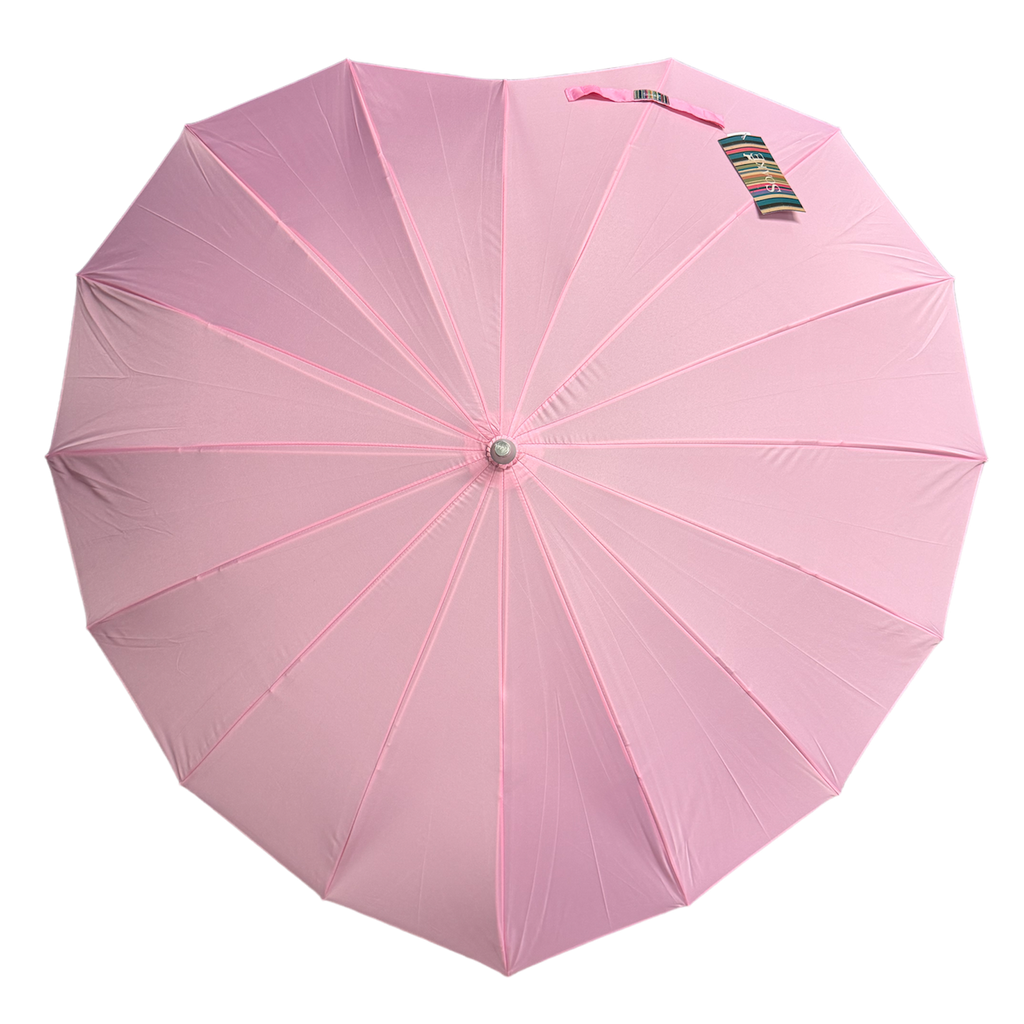 Boutique Heart Umbrella Pink