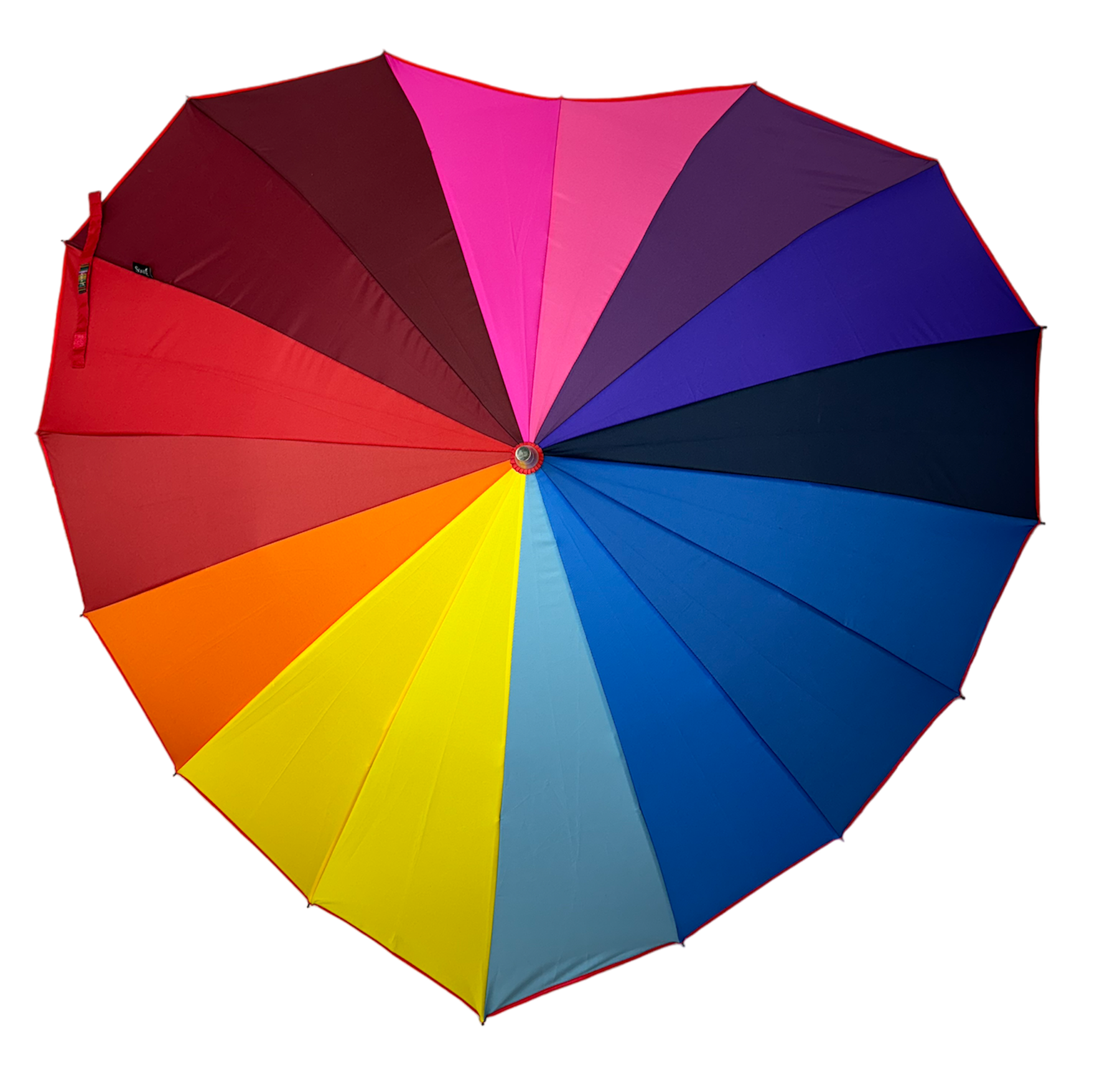 Boutique Heart Umbrella Rainbow