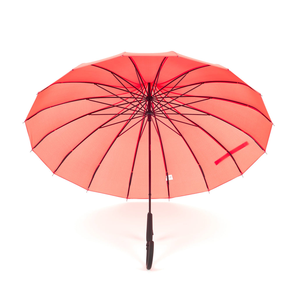Boutique Classic Pagoda Umbrella in Coral