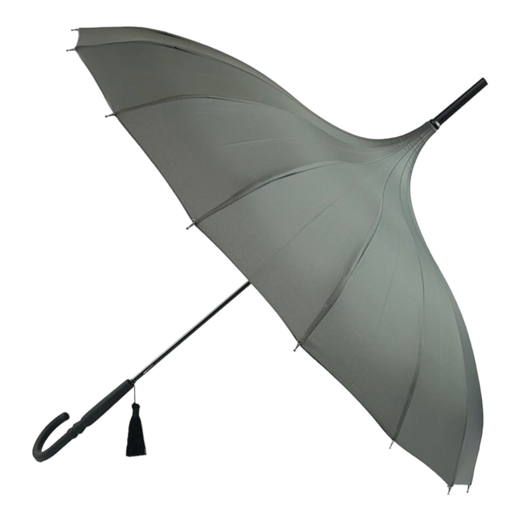Boutique Classic Pagoda Umbrella in Grey