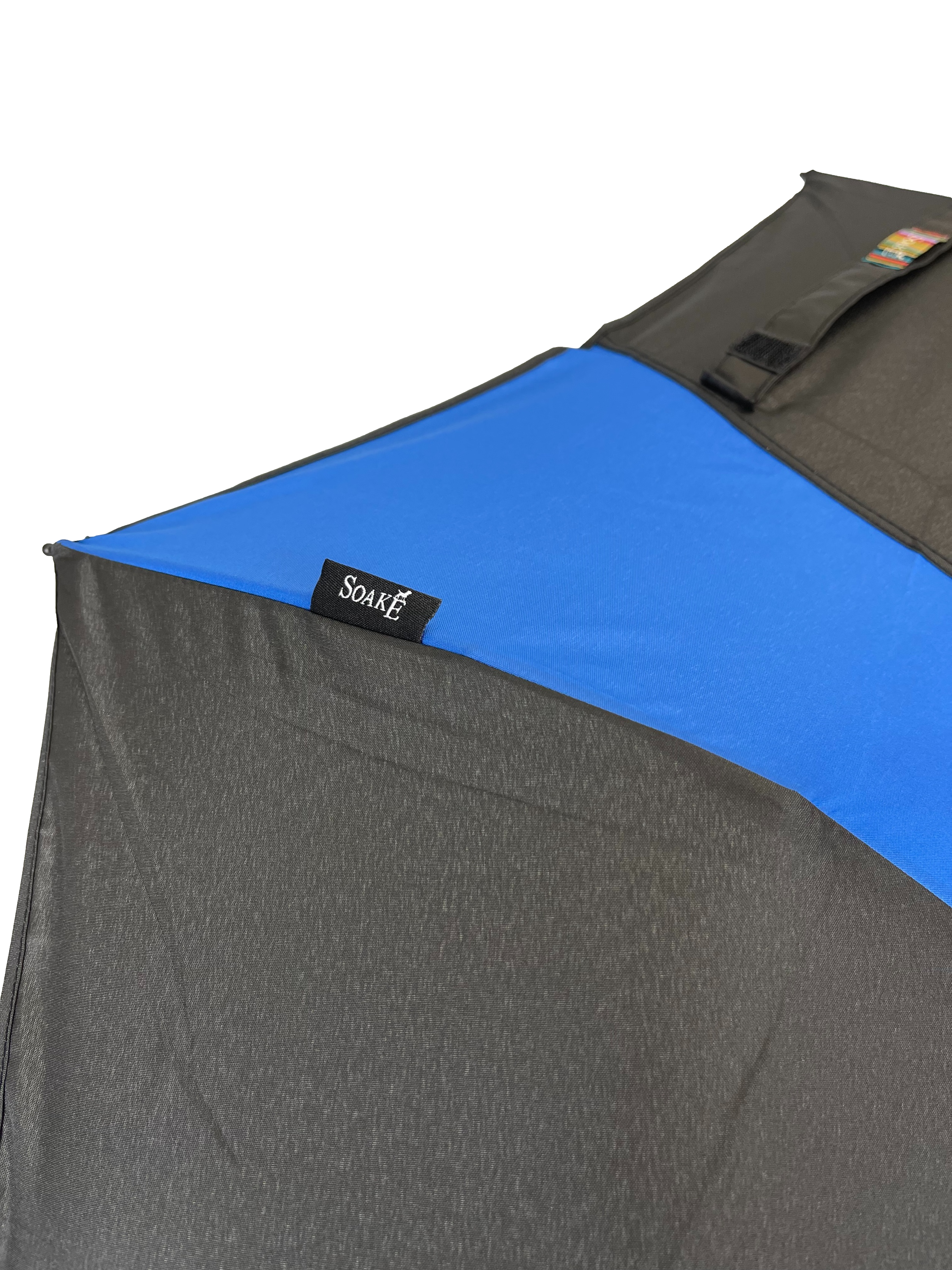 Everyday Swirl Folding Umbrella Blue/Black
