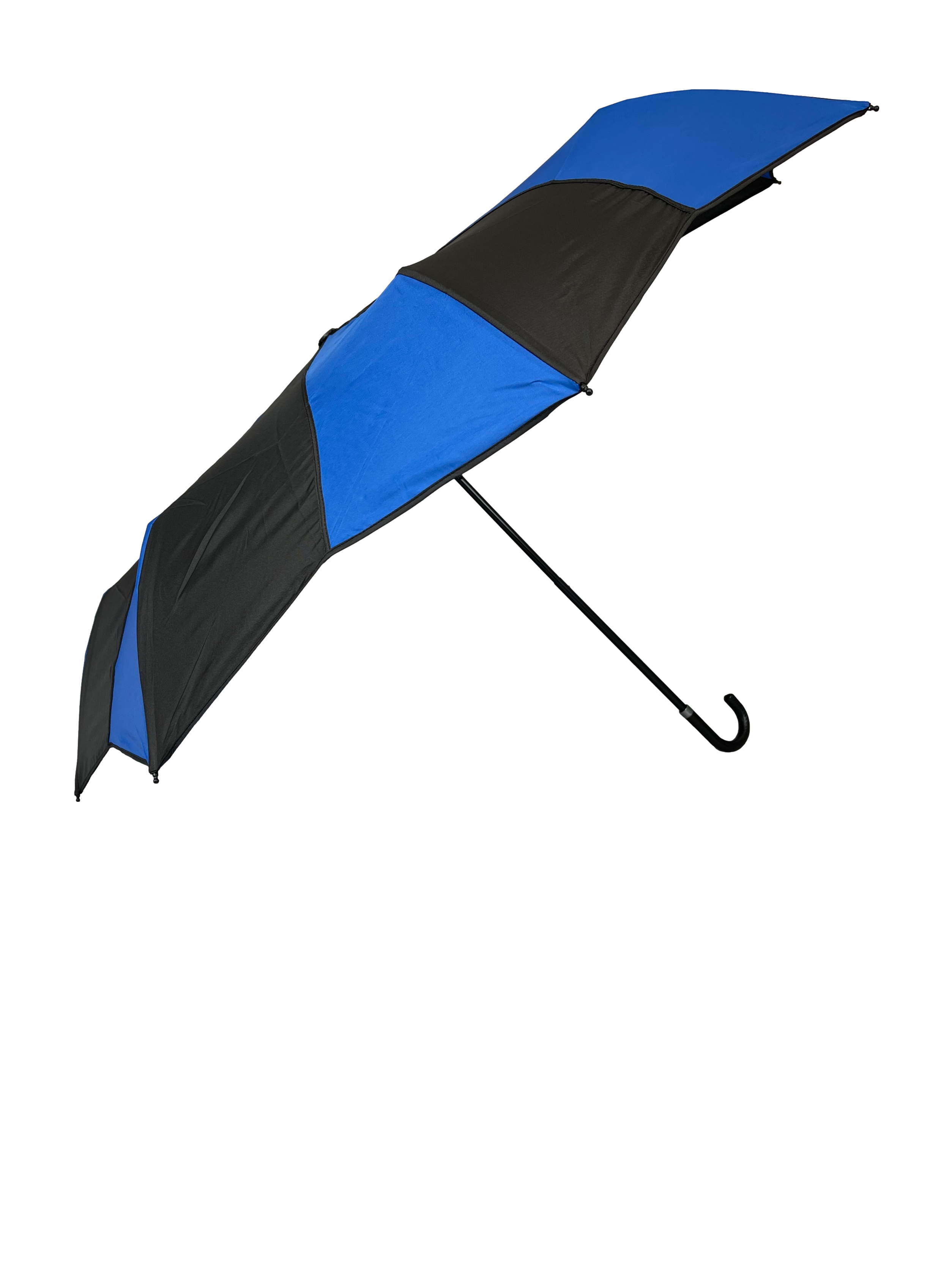 Everyday Swirl Folding Umbrella Blue/Black