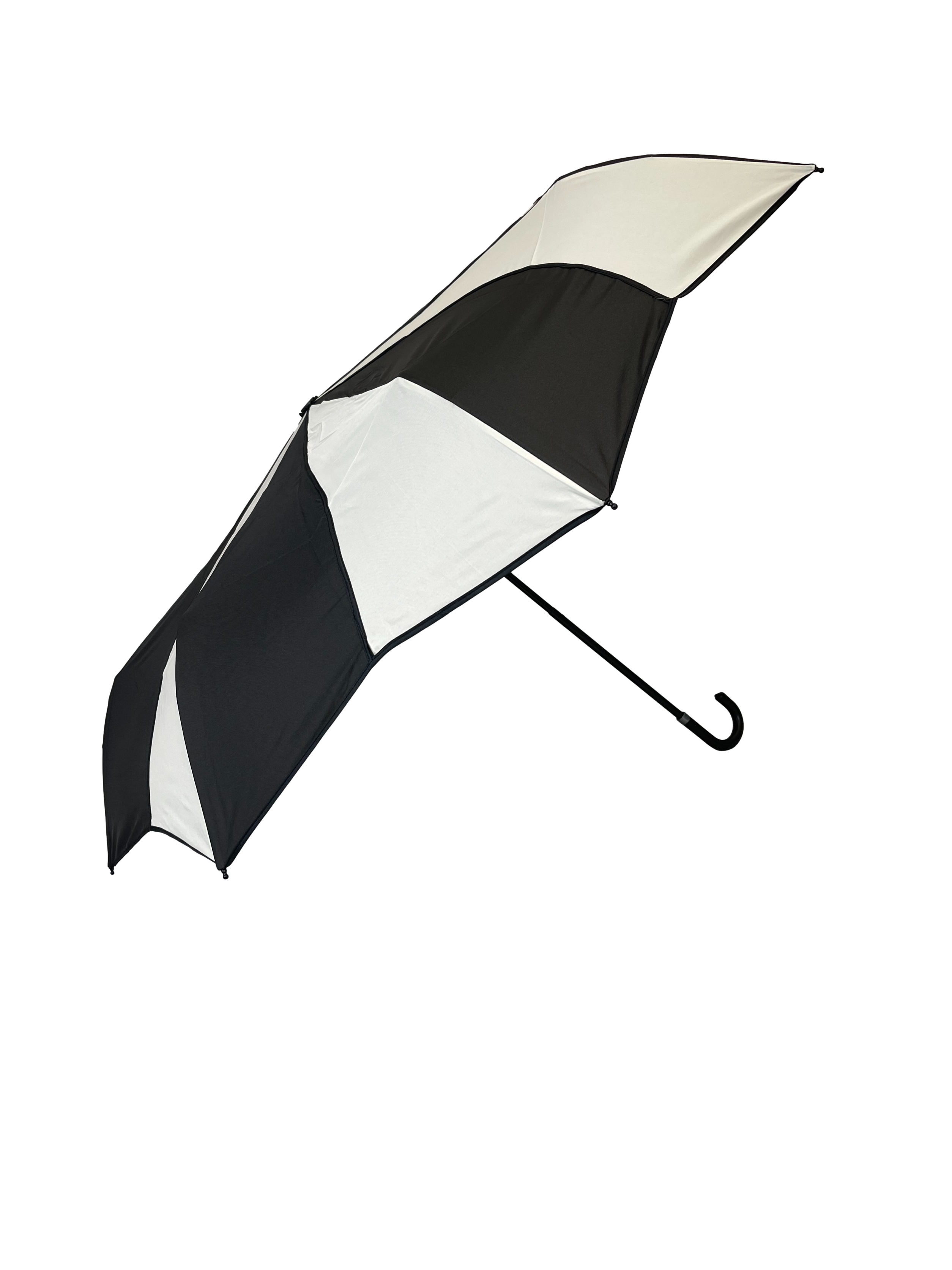 Everyday Swirl Folding Umbrella Black/Cream