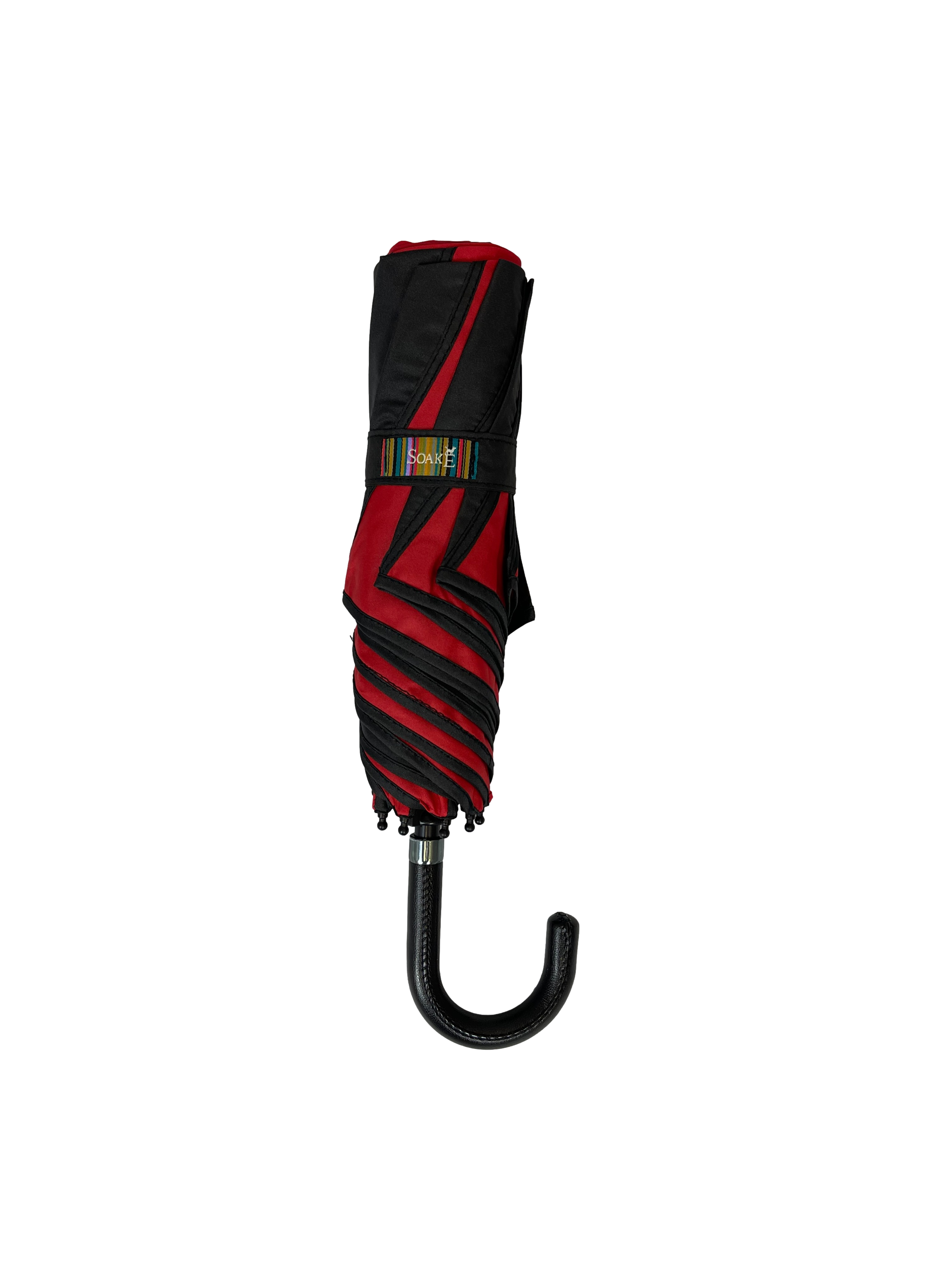 Everyday Swirl Folding Umbrella Red/Black