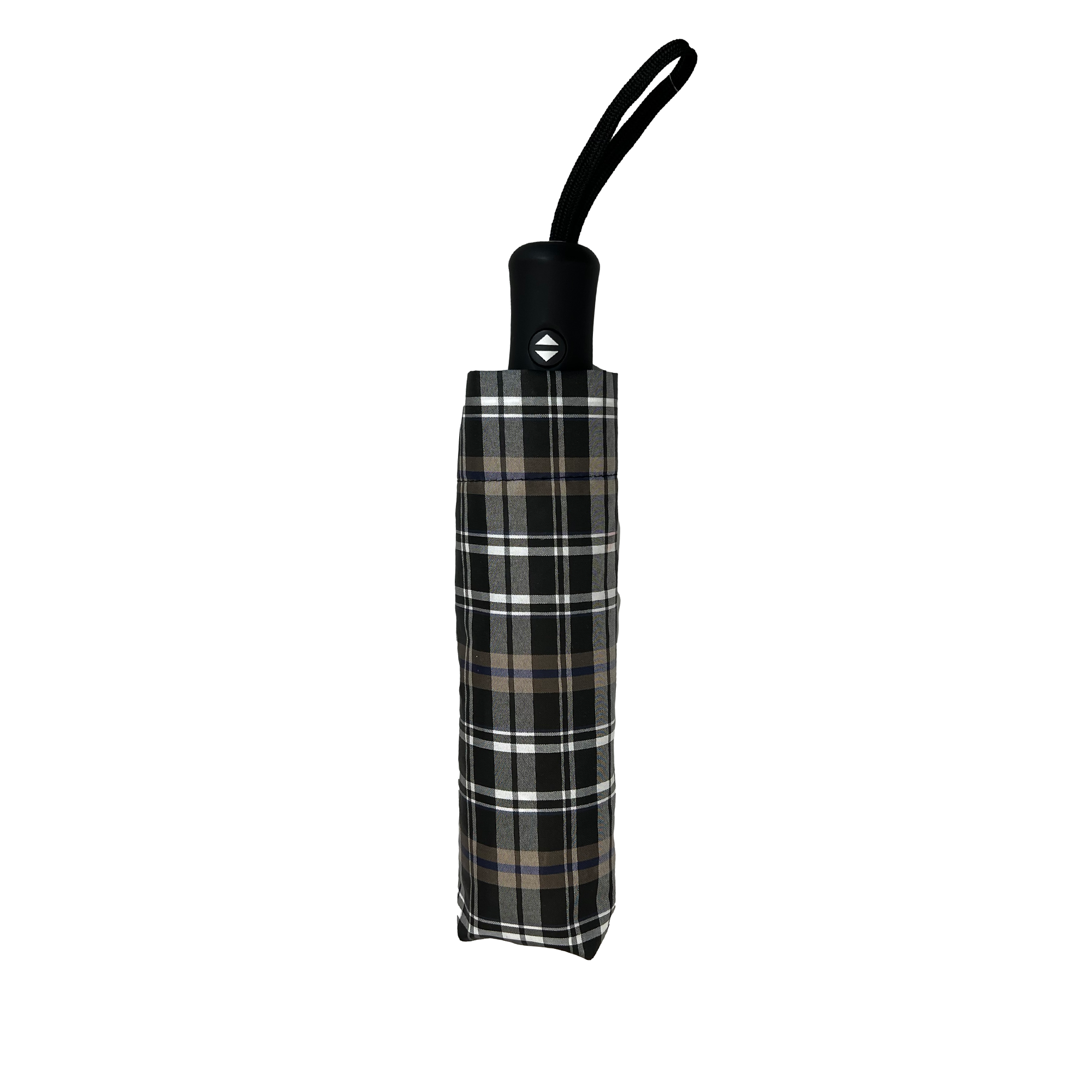 Everyday Tartan Folding Umbrella Black