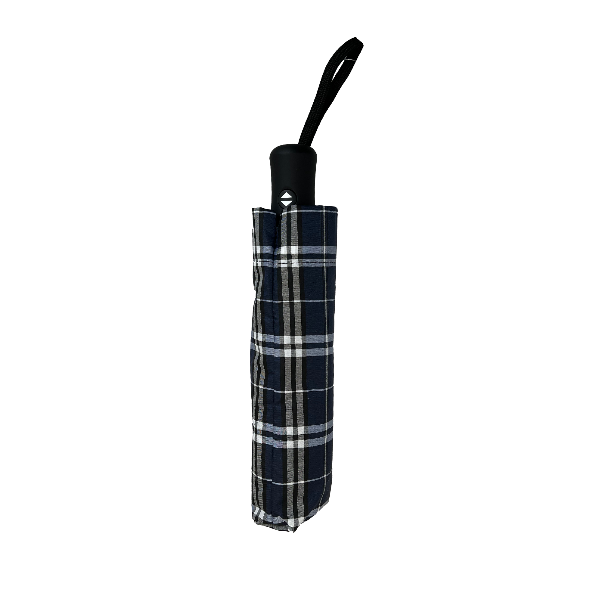 Everyday Tartan Folding Umbrella Blue
