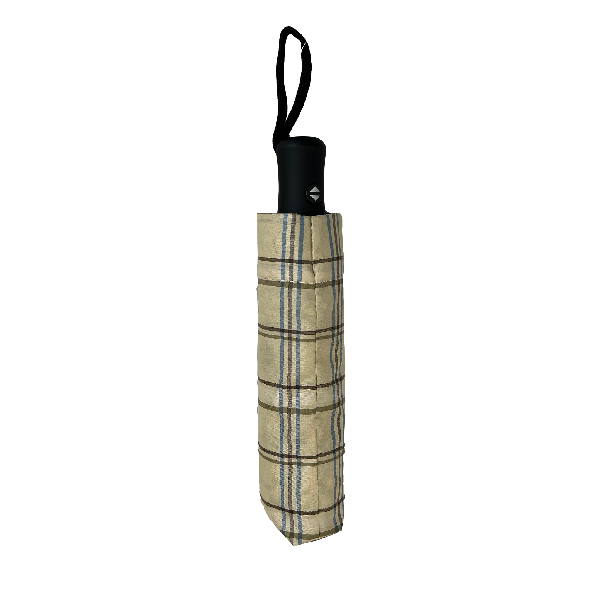 Everyday Tartan Folding Umbrella Cream