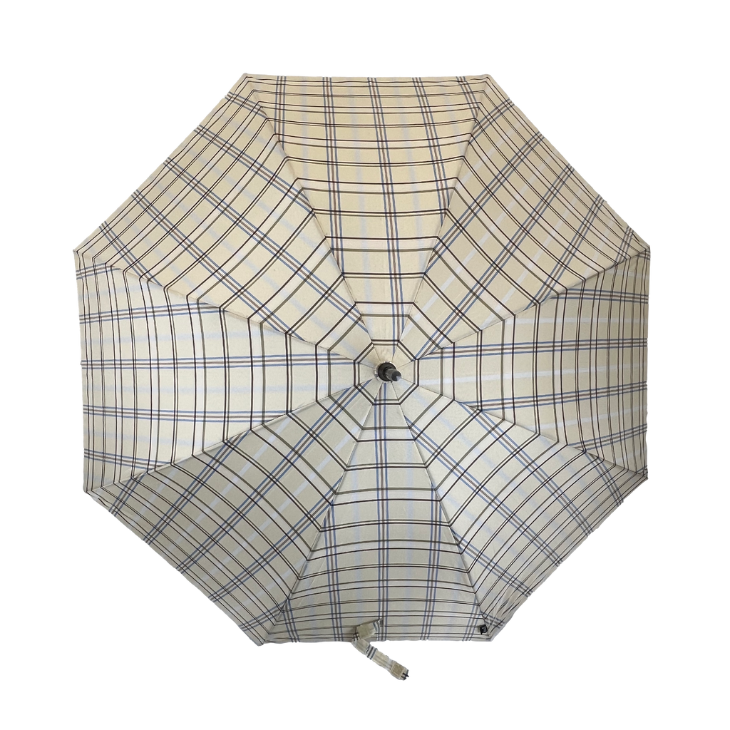 Everyday Tartan Stick Umbrella Cream