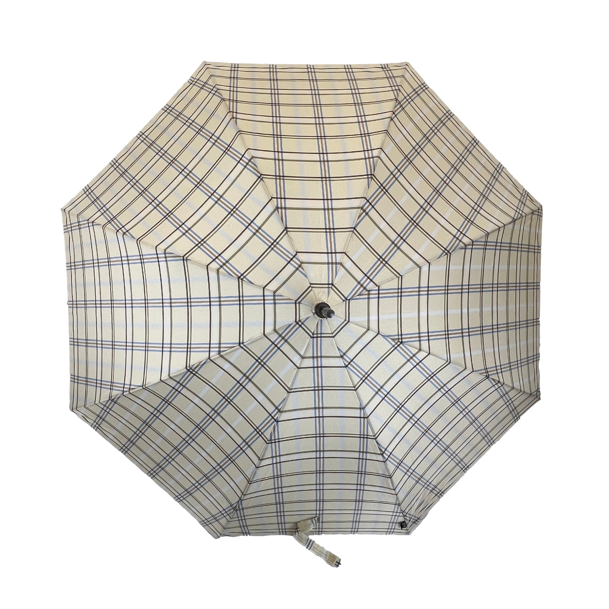 Everyday Tartan Stick Umbrella Cream