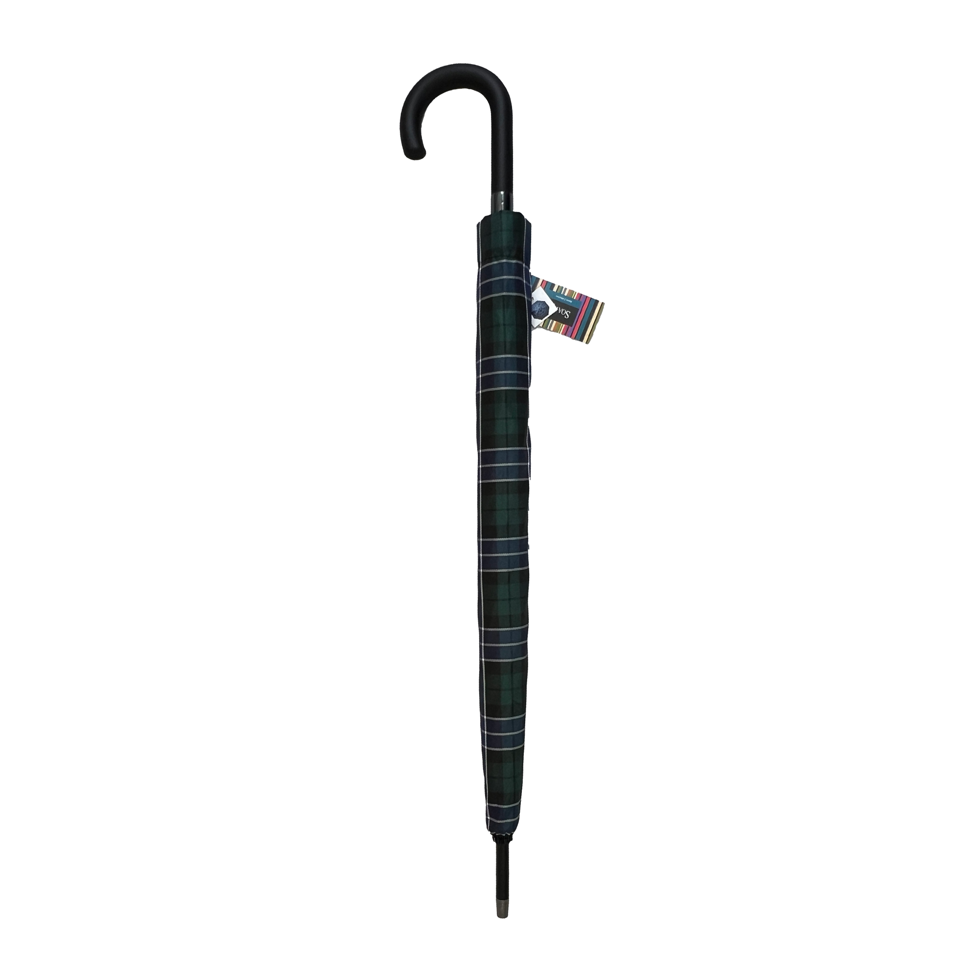 Everyday Tartan Stick Umbrella Green