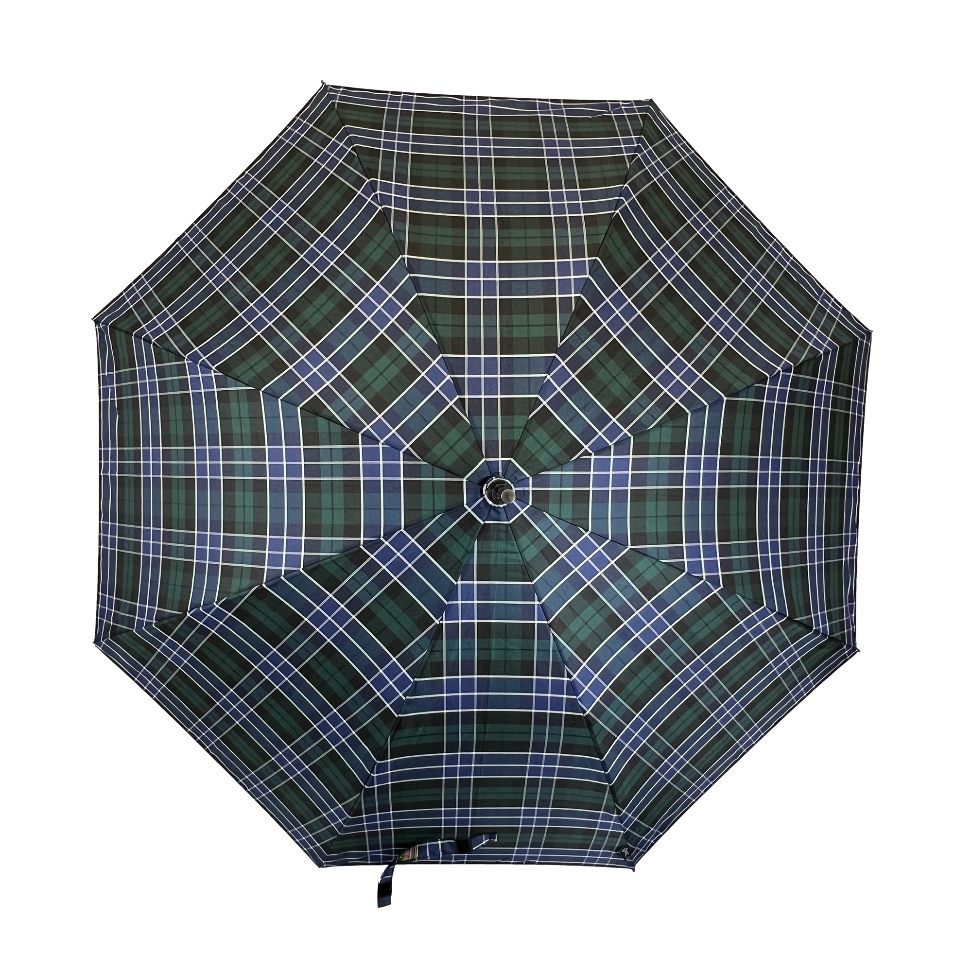 Everyday Tartan Stick Umbrella Green