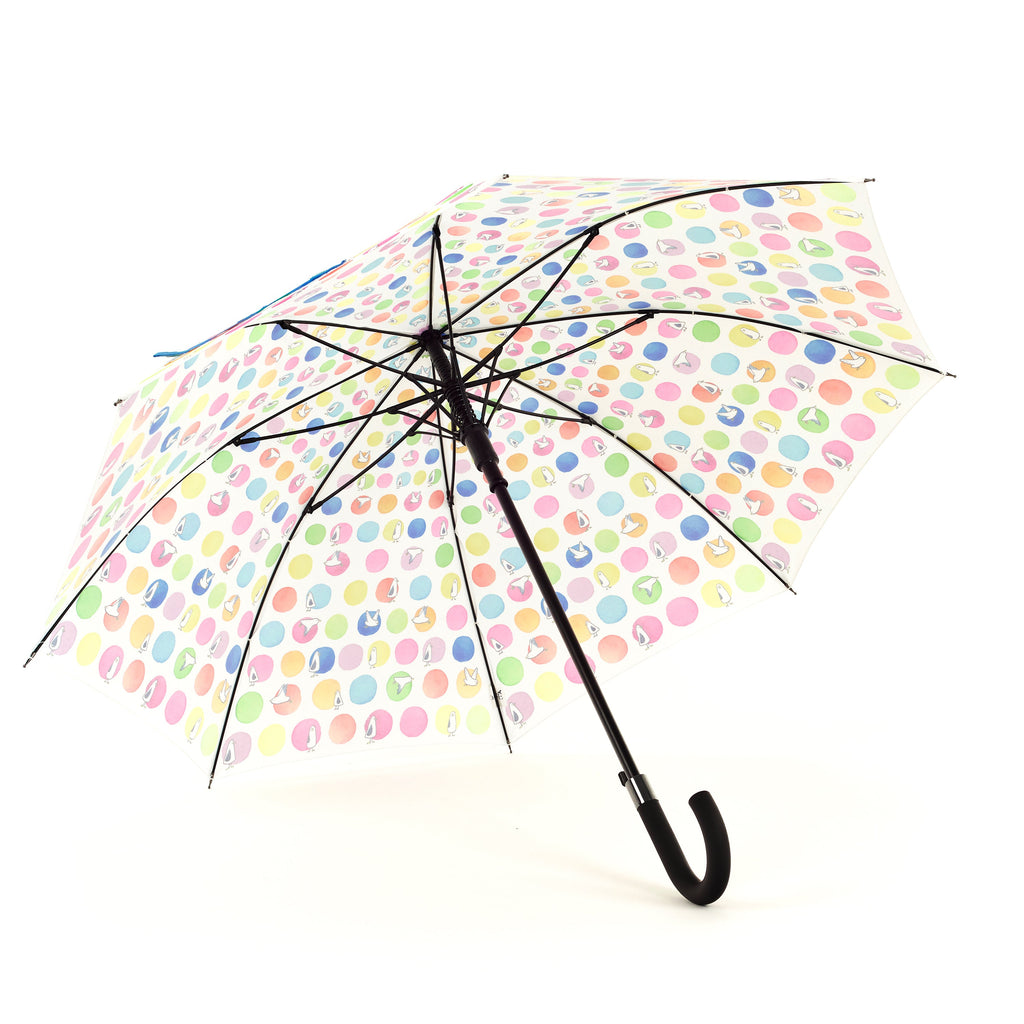 Laura Wall Dots Design Stick Umbrella