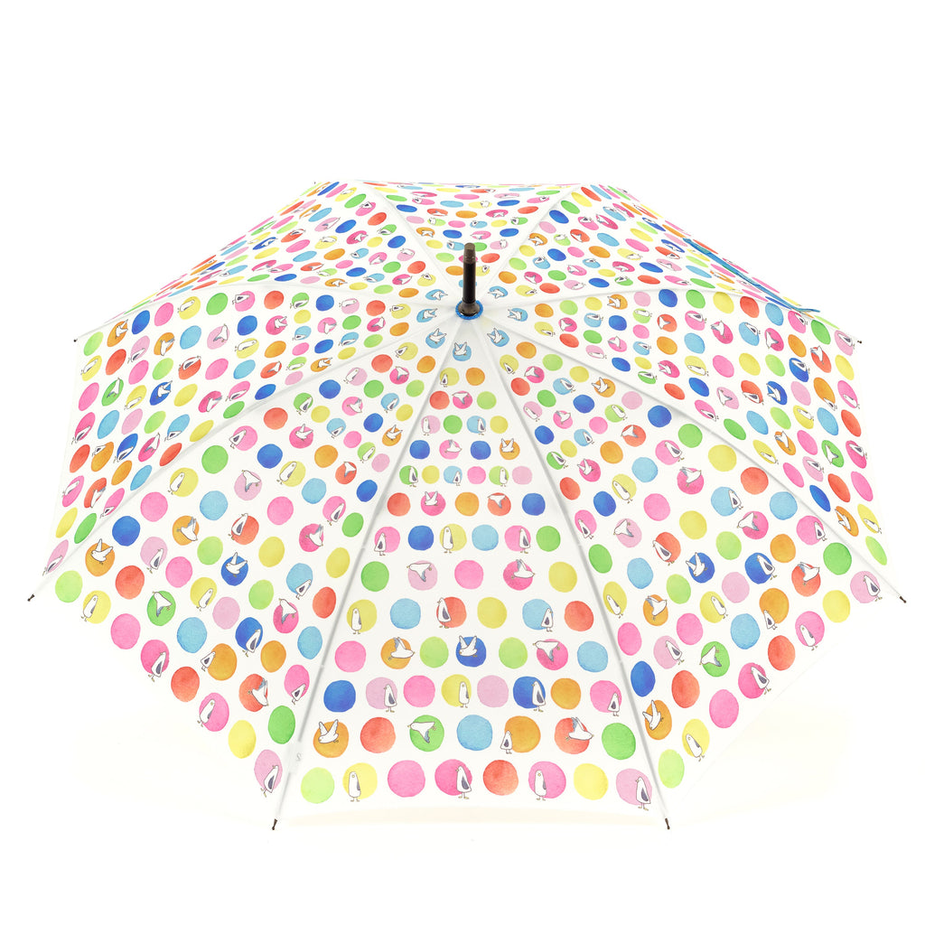 Laura Wall Dots Design Stick Umbrella