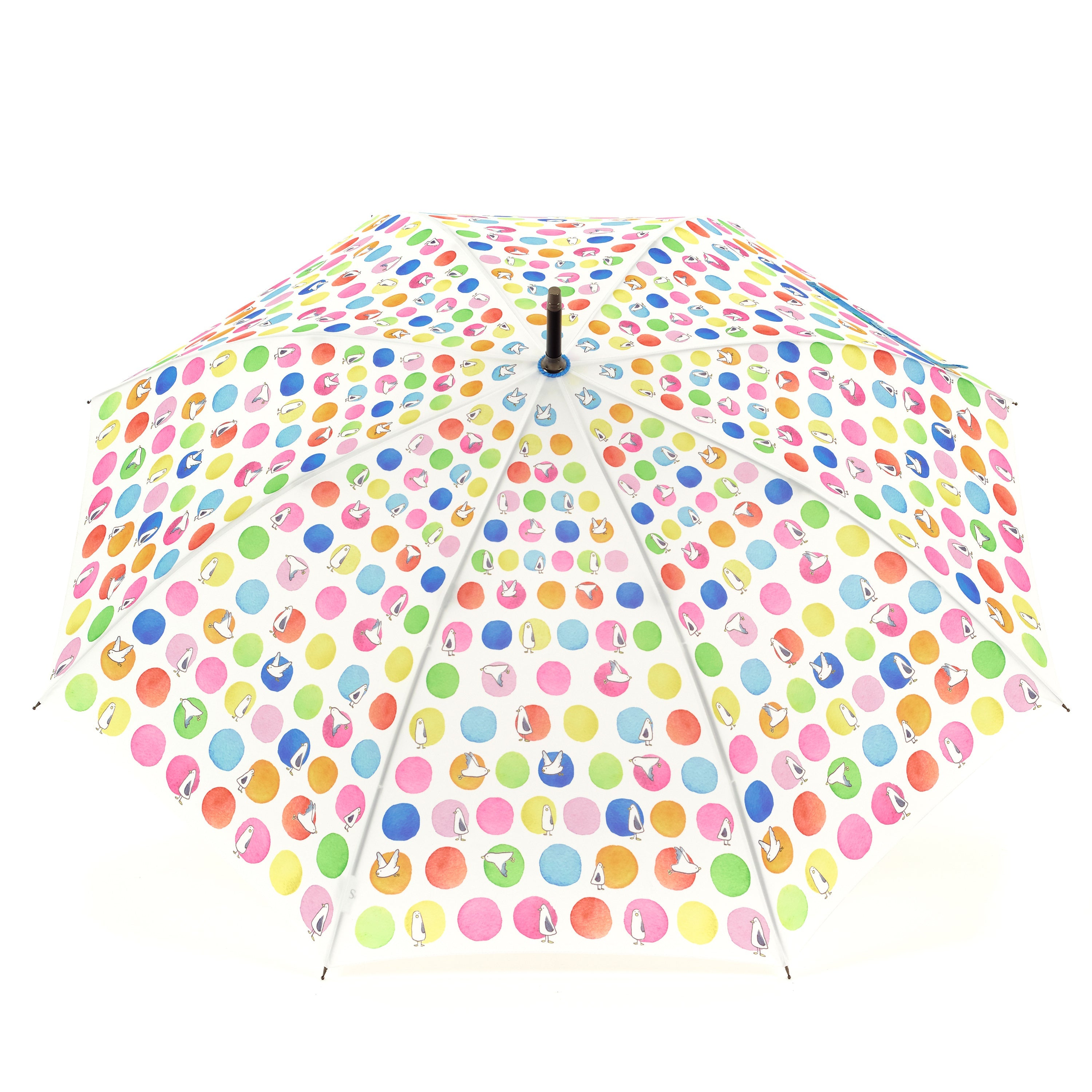 Laura Wall Dots Design Stick Umbrella