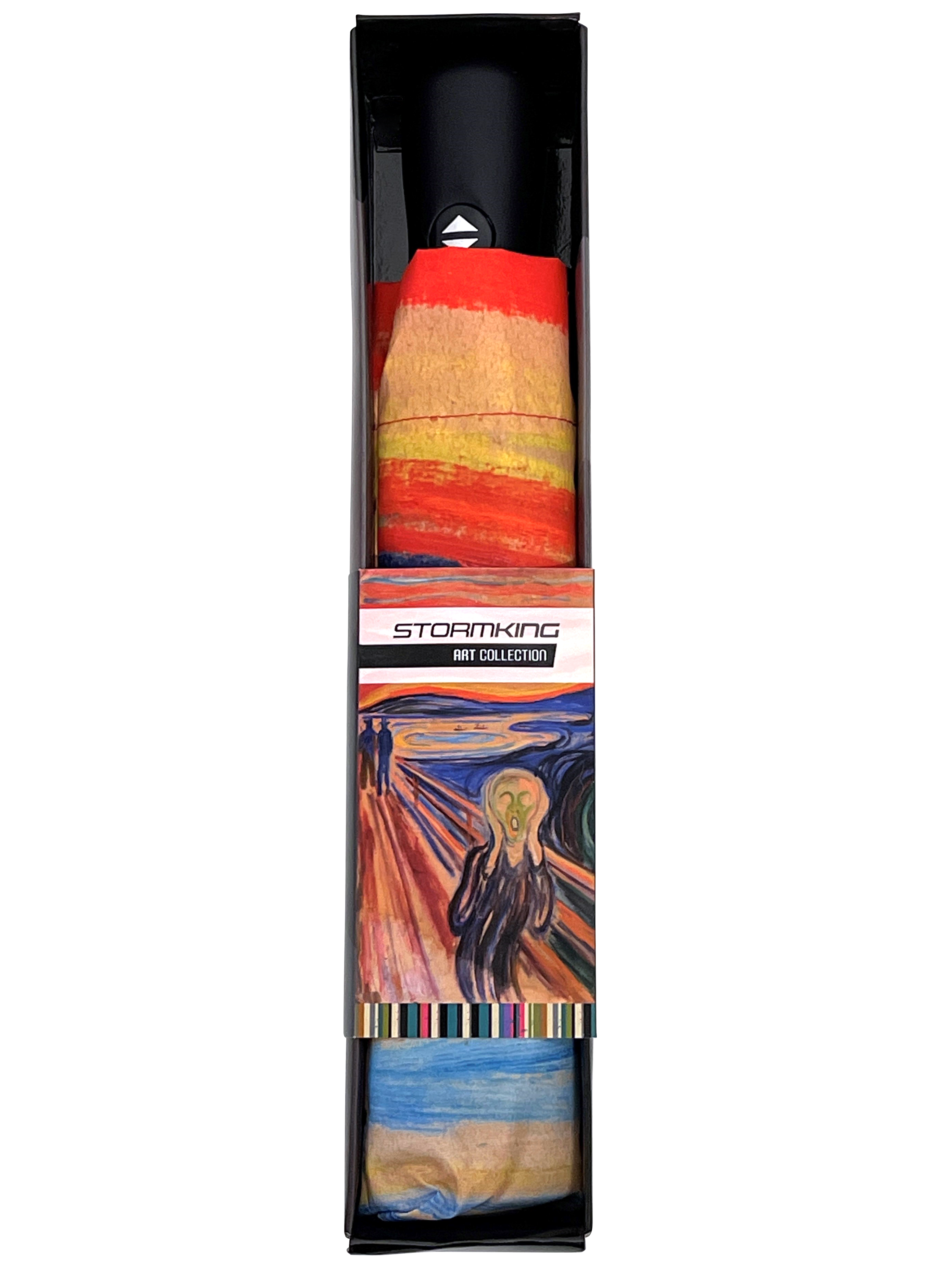 StormKing Folding Art Umbrella Munch Scream by Soake
