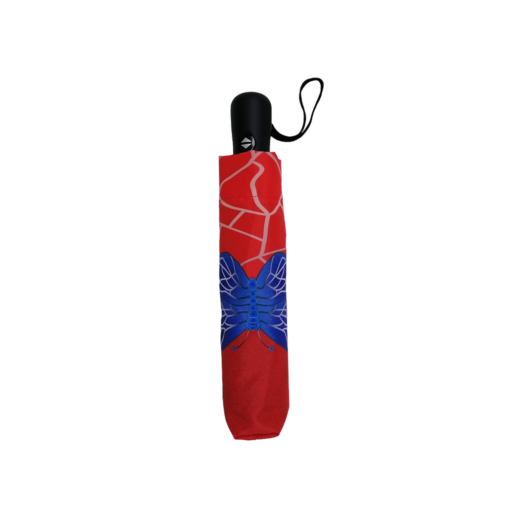StormKing Folding Nature Umbrella Stained Glass Butterfly