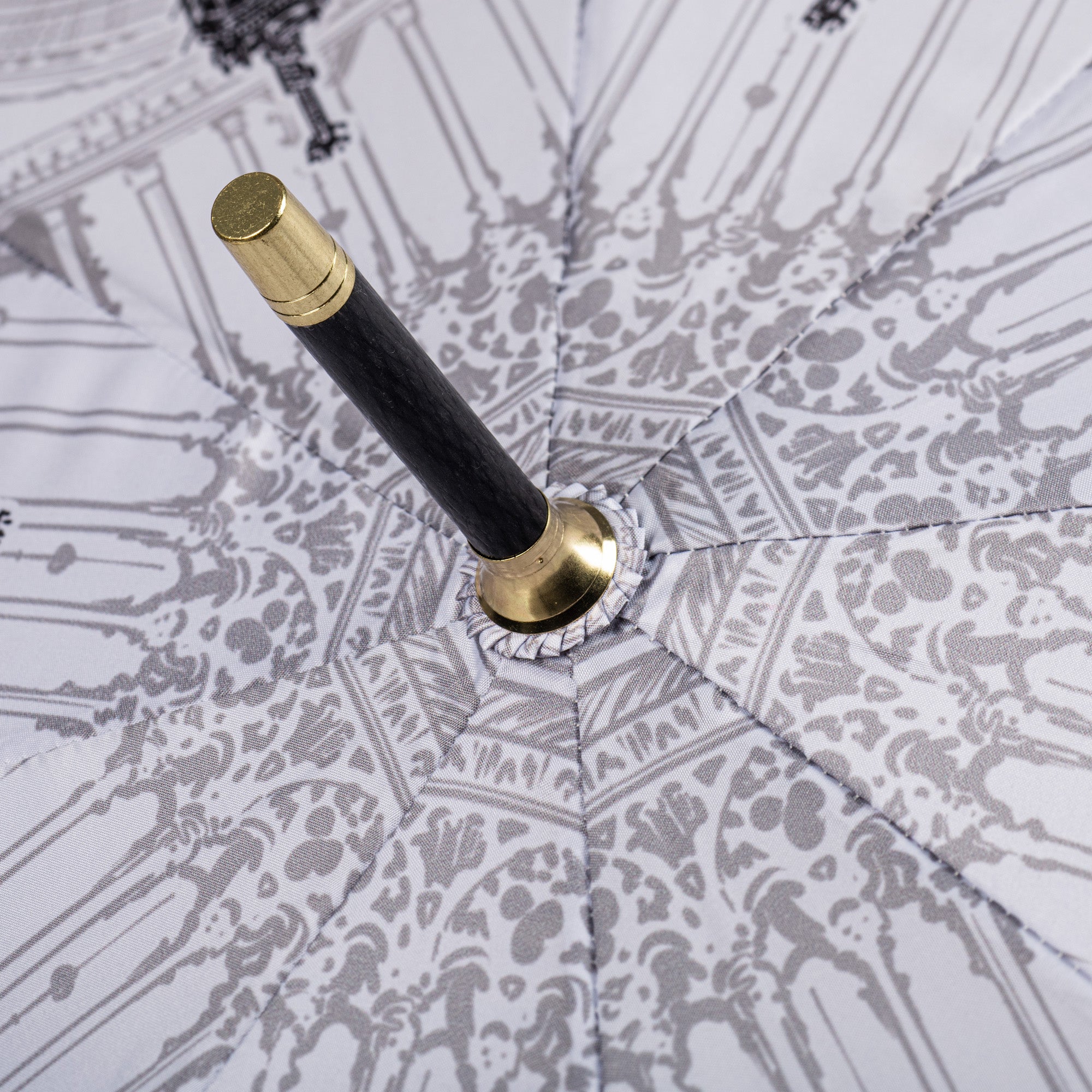 StormKing Classic City Collection Paris Black and White Umbrella by Soake