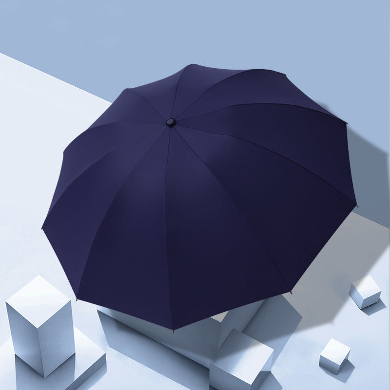 Vinyl Folding Umbrella with Reflective Strip