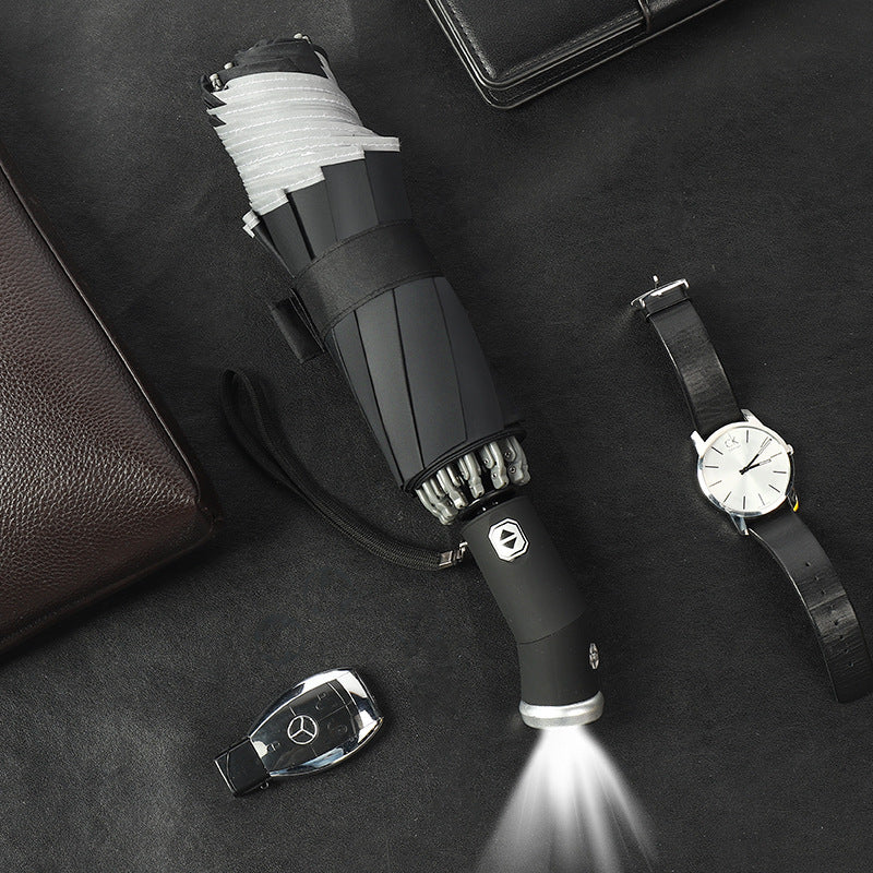 One-Touch Auto Open & Close Reversible Folding Umbrella
