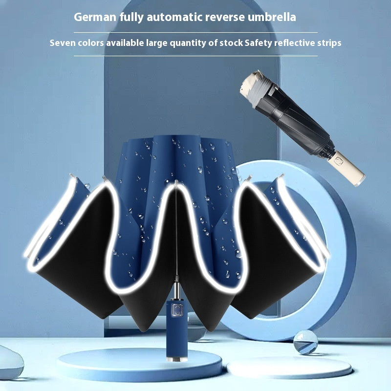 Luminous & Fully Reversible, 10 Bone Automatic Umbrella