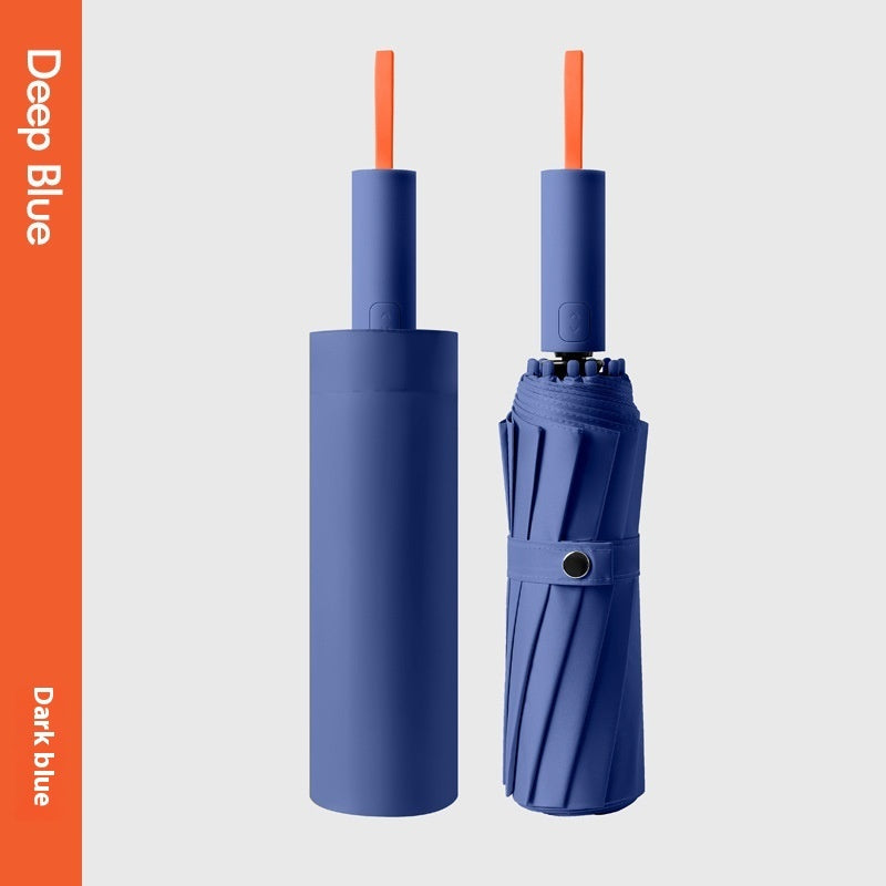 High-grade Double Black Rubber Umbrella