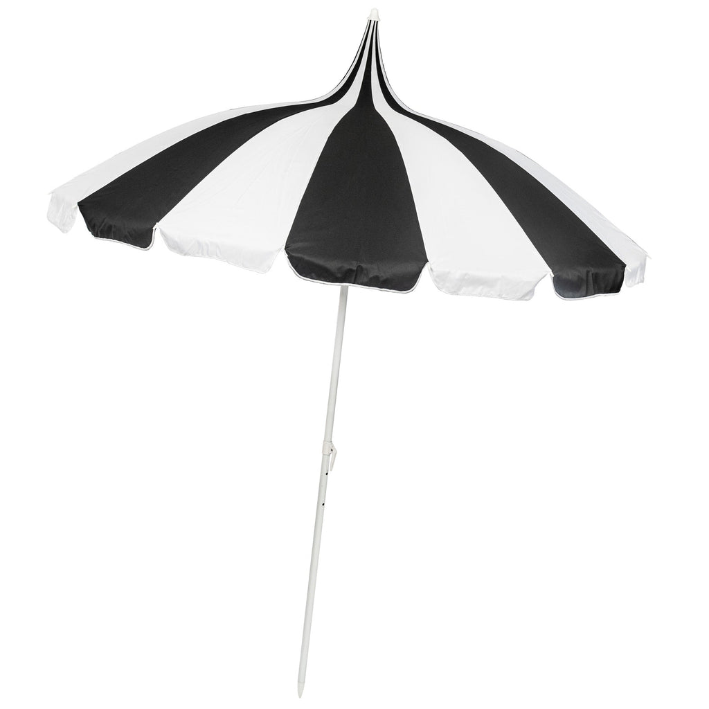Soake Garden Parasol Pagoda Black Cream